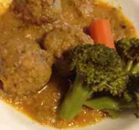 albondigas con brocoli y zanahoria