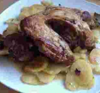 cordero con patatas