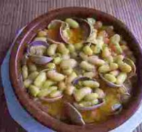 fabes con almejas