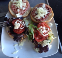 Hamburguesa casera