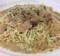 pappardelle con boletos y trufa negra
