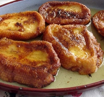 torrijas con almibar